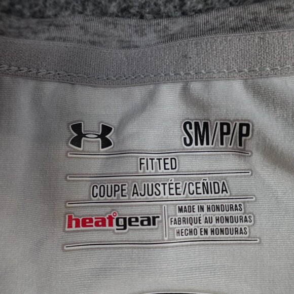 Under Armour Womens Top Small Gray Batman Compression - Picture 2 of 5